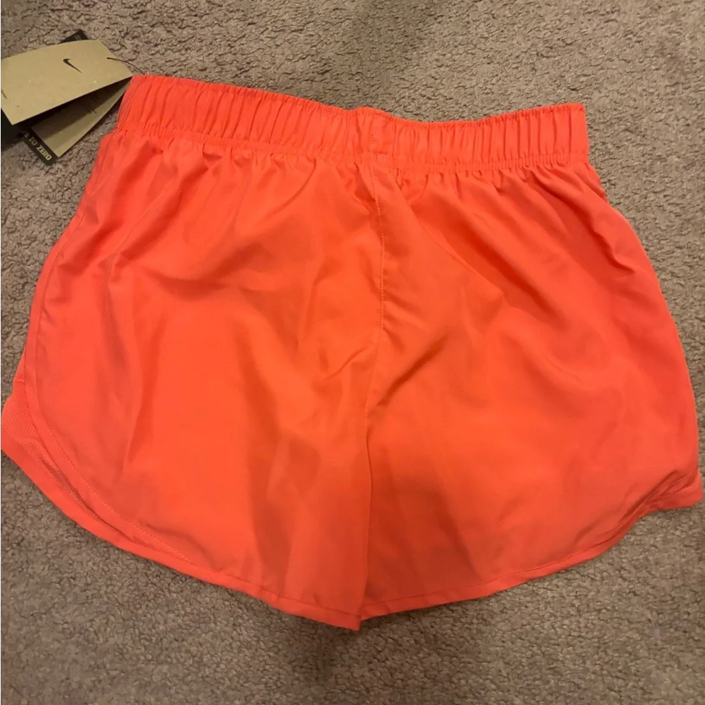 Nike Women's Vibrant Orange Athletic Shorts - Picture 5 of 5